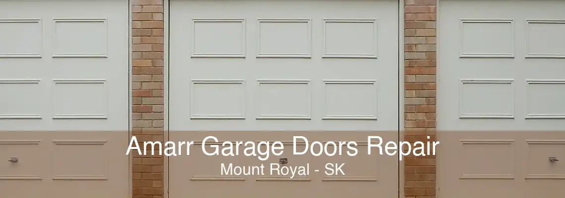 Amarr Garage Doors Repair Mount Royal - SK