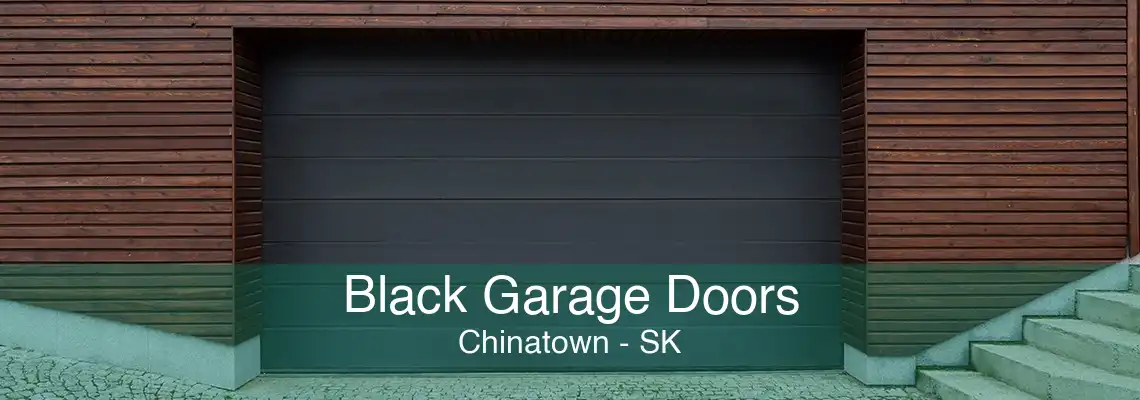 Black Garage Doors Chinatown - SK