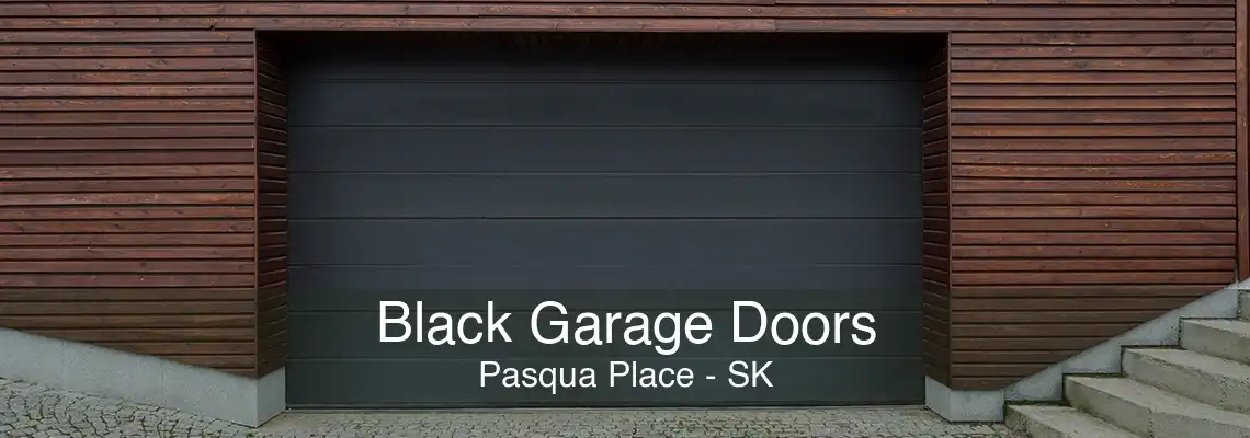 Black Garage Doors Pasqua Place - SK