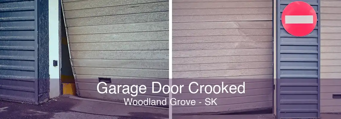 Garage Door Crooked Woodland Grove - SK