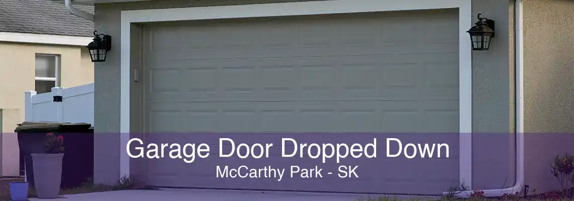 Garage Door Dropped Down McCarthy Park - SK