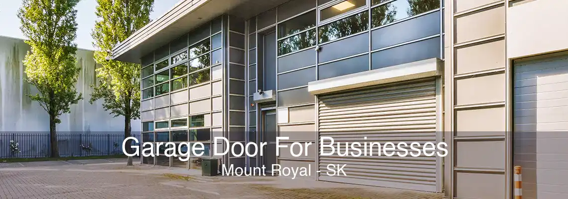 Garage Door For Businesses Mount Royal - SK