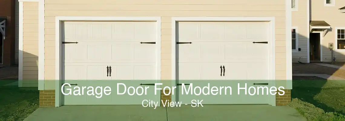 Garage Door For Modern Homes City View - SK