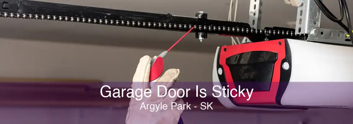 Garage Door Is Sticky Argyle Park - SK