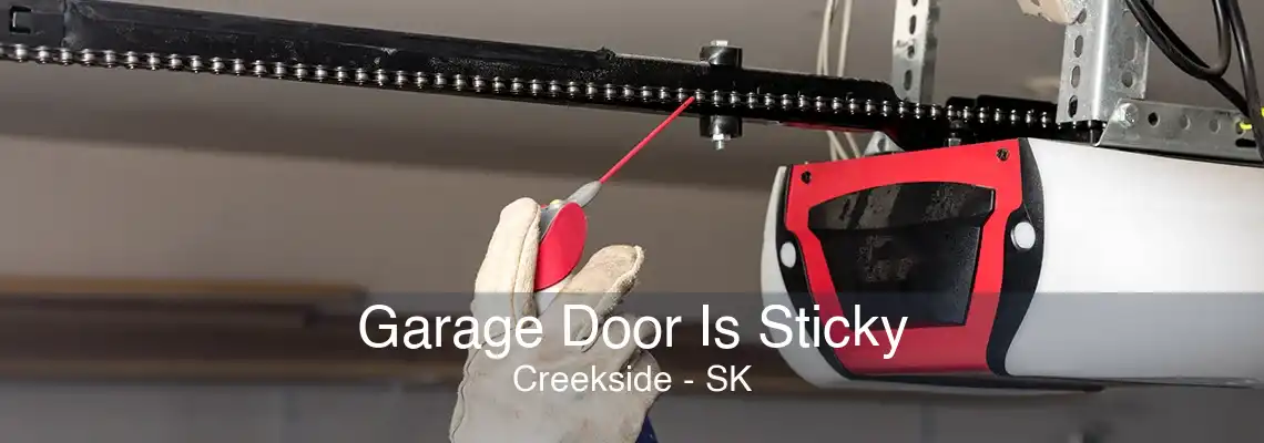 Garage Door Is Sticky Creekside - SK