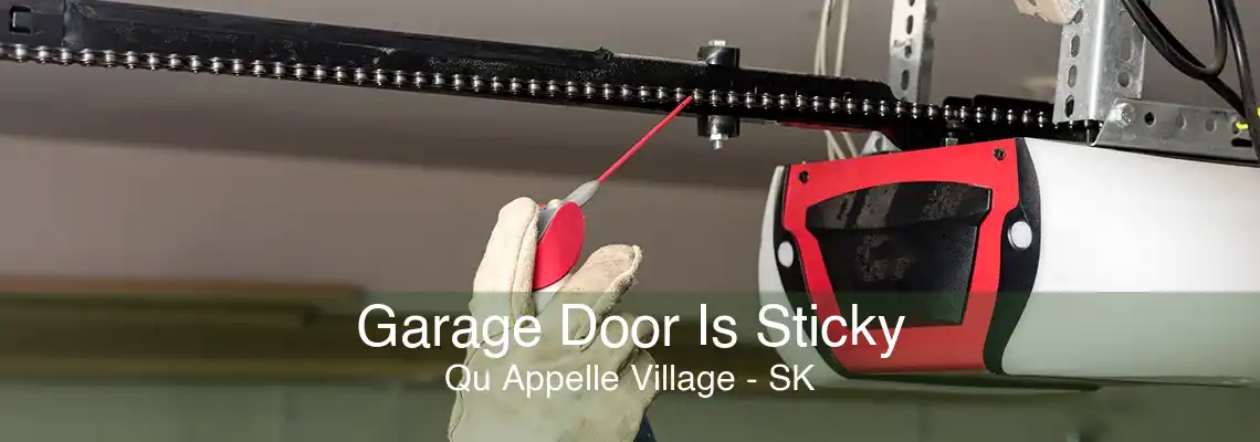 Garage Door Is Sticky Qu Appelle Village - SK