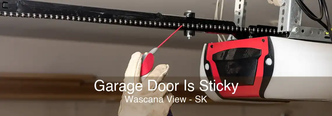 Garage Door Is Sticky Wascana View - SK