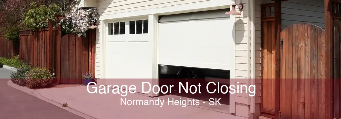 Garage Door Not Closing Normandy Heights - SK