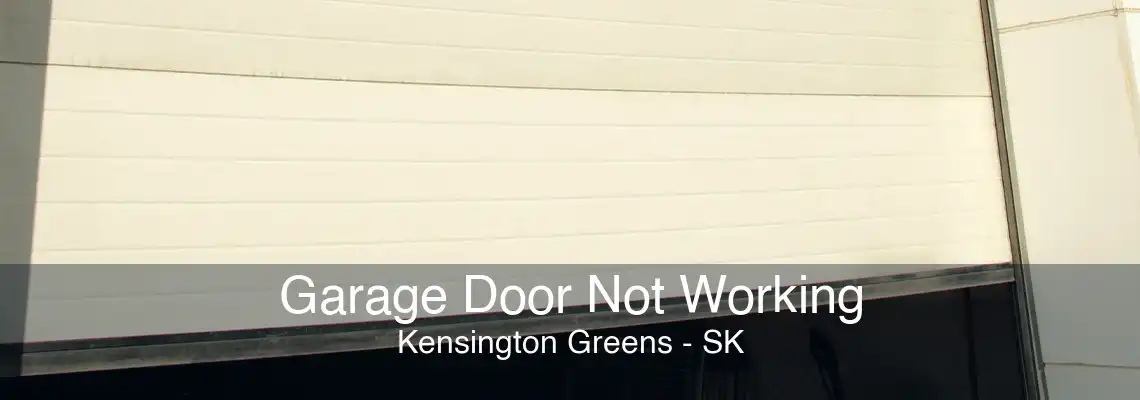 Garage Door Not Working Kensington Greens - SK