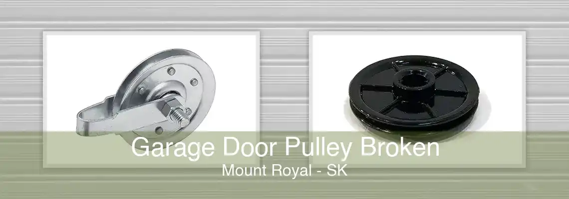 Garage Door Pulley Broken Mount Royal - SK