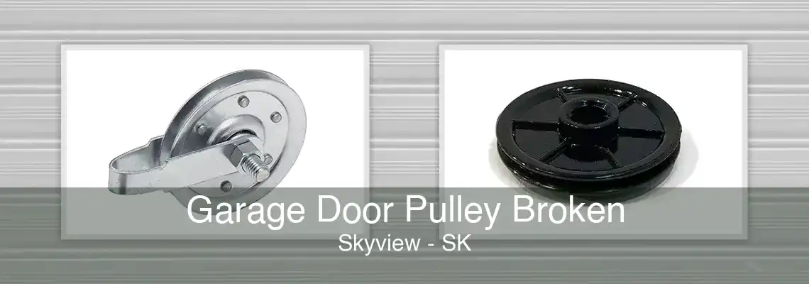 Garage Door Pulley Broken Skyview - SK