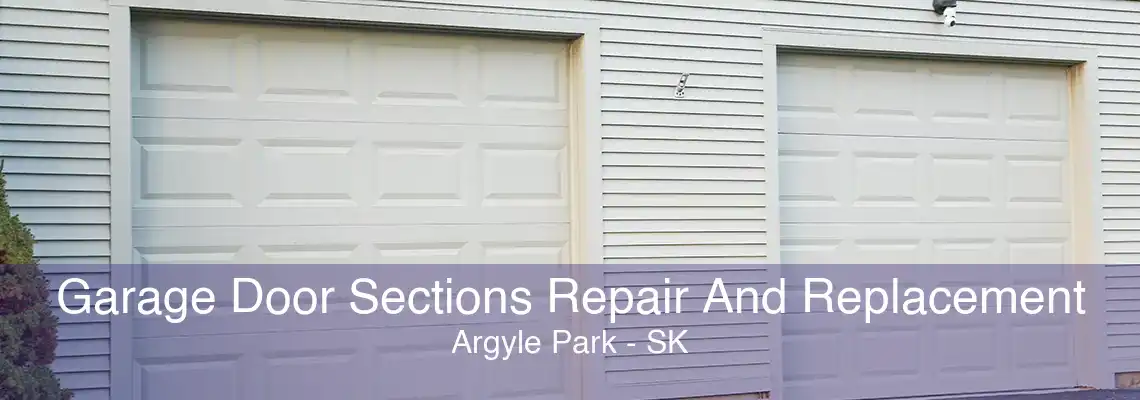 Garage Door Sections Repair And Replacement Argyle Park - SK