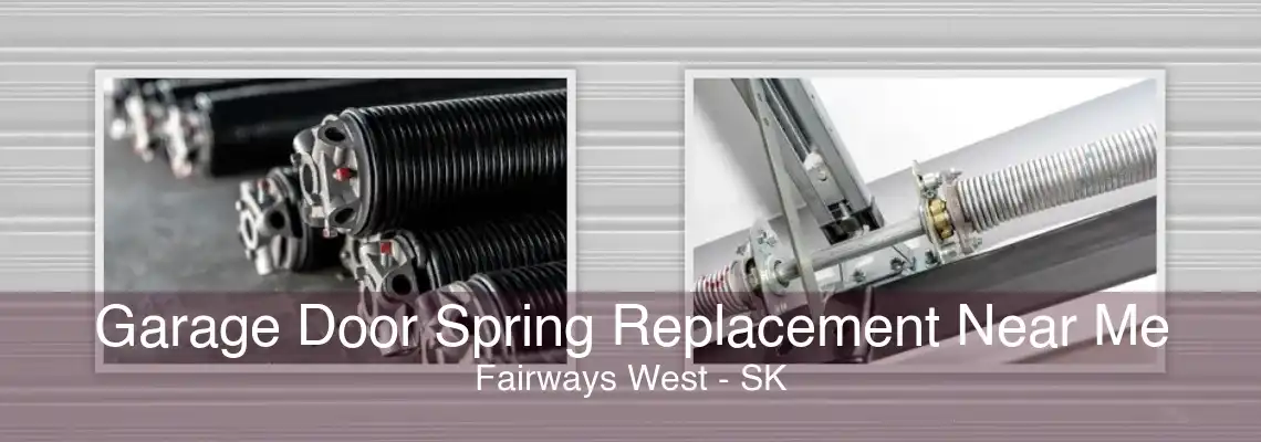 Garage Door Spring Replacement Near Me Fairways West - SK