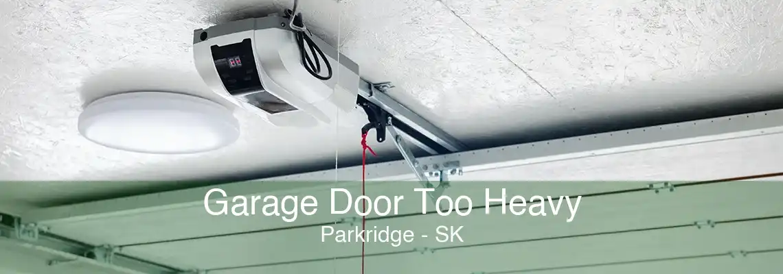 Garage Door Too Heavy Parkridge - SK