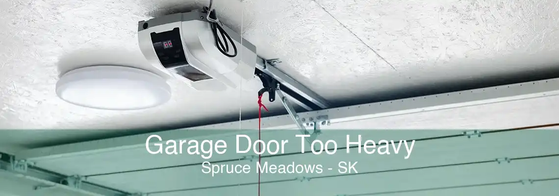 Garage Door Too Heavy Spruce Meadows - SK