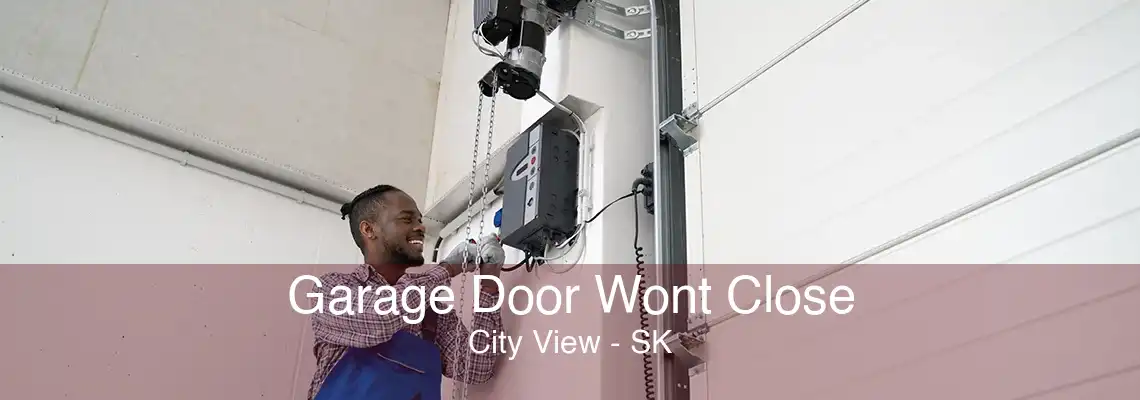 Garage Door Wont Close City View - SK