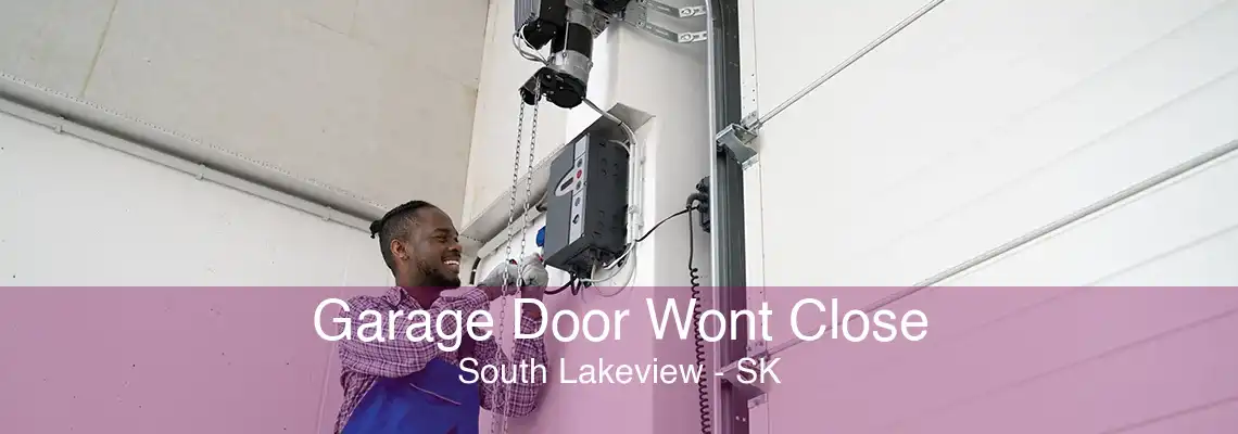 Garage Door Wont Close South Lakeview - SK