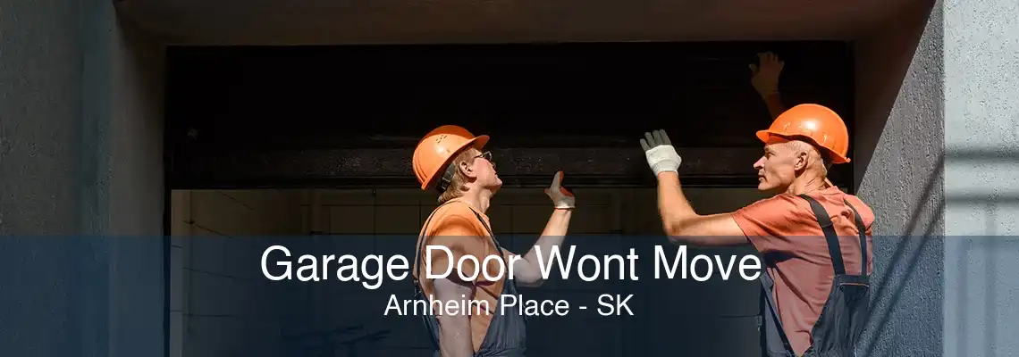 Garage Door Wont Move Arnheim Place - SK