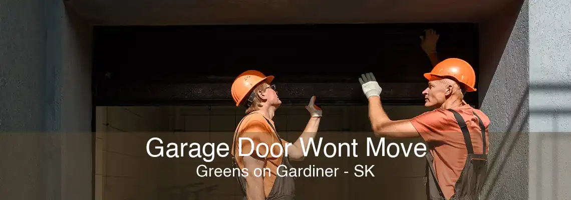 Garage Door Wont Move Greens on Gardiner - SK