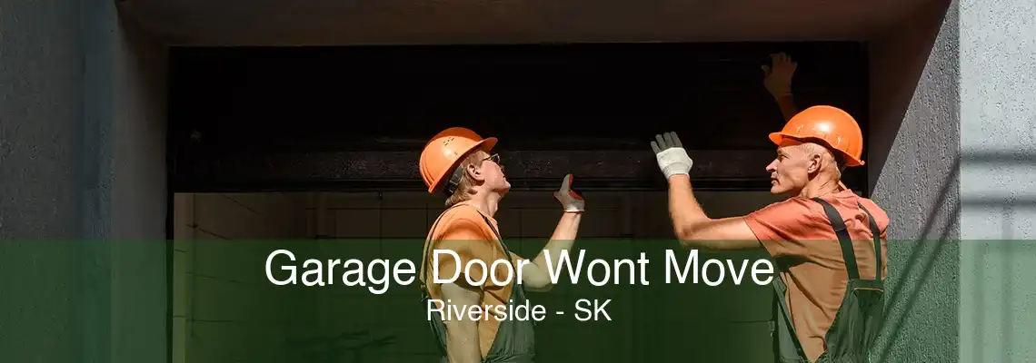 Garage Door Wont Move Riverside - SK