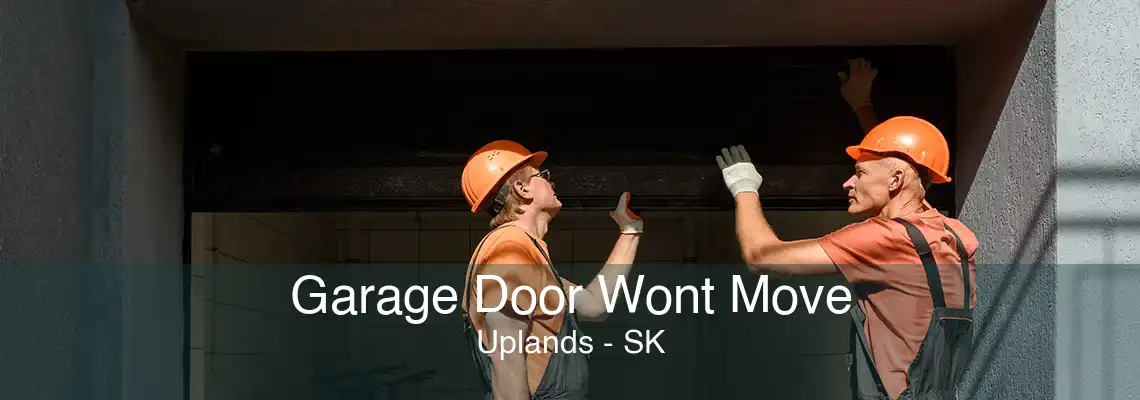 Garage Door Wont Move Uplands - SK