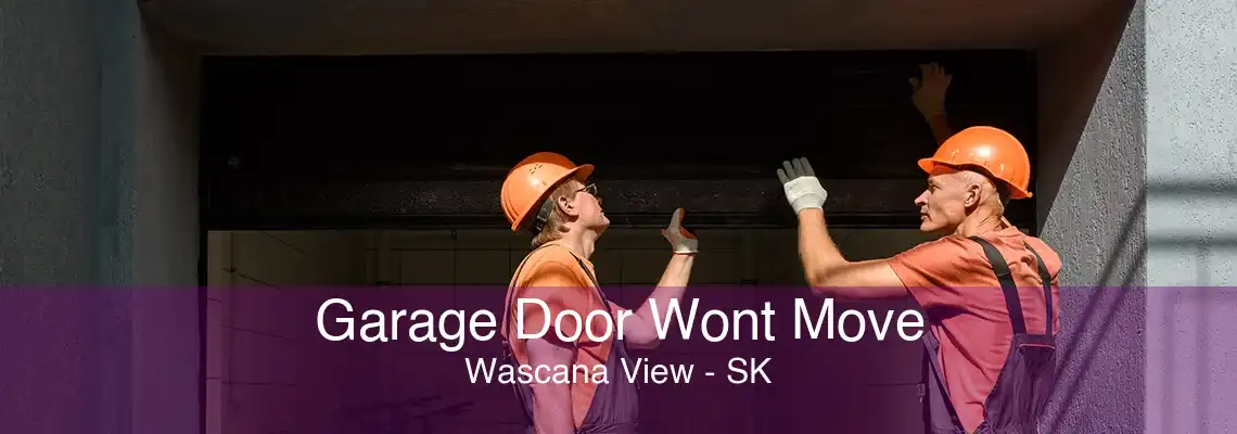 Garage Door Wont Move Wascana View - SK