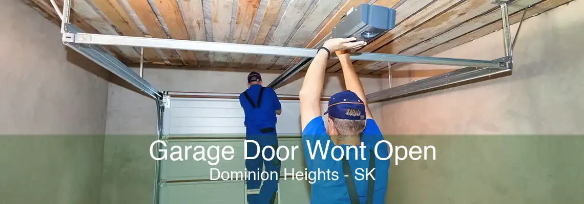 Garage Door Wont Open Dominion Heights - SK