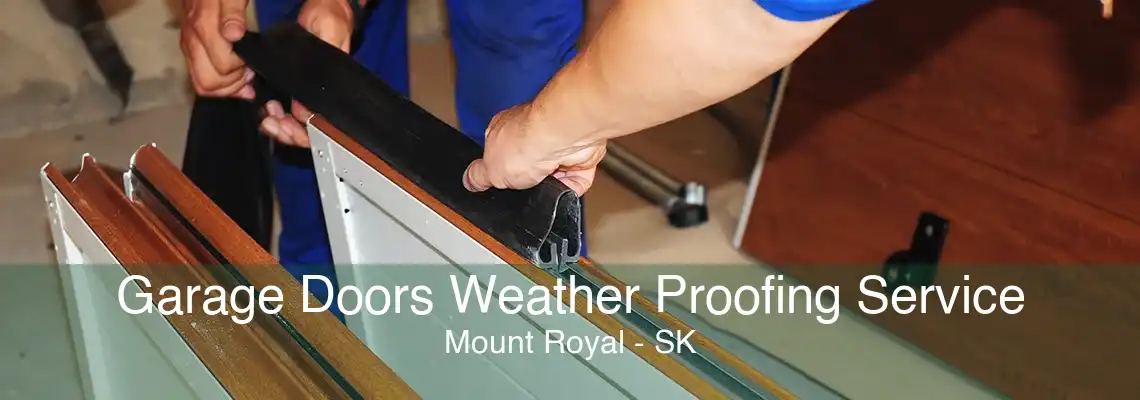 Garage Doors Weather Proofing Service Mount Royal - SK