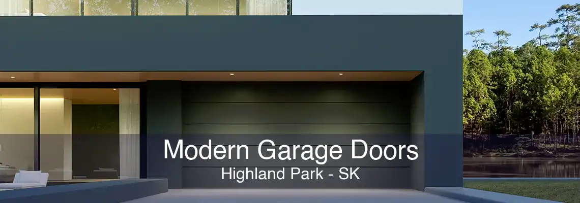 Modern Garage Doors Highland Park - SK