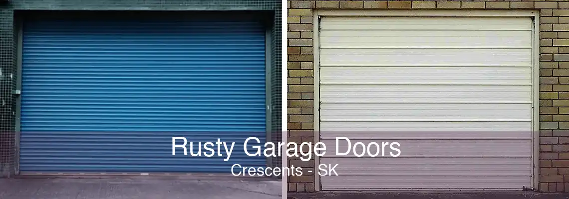 Rusty Garage Doors Crescents - SK