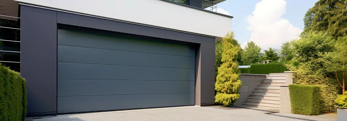 Haas Galvanized Steel Garage Door in Pioneer Village, SK