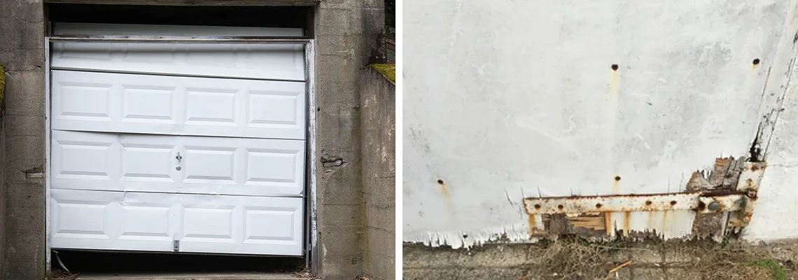 Rotten Commercial Garage Door Repair in Dominion Heights, SK