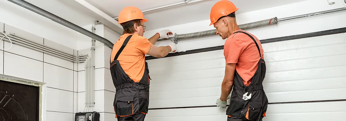 Car Drove Into Sliding Garage Door Replacement in Albert Park